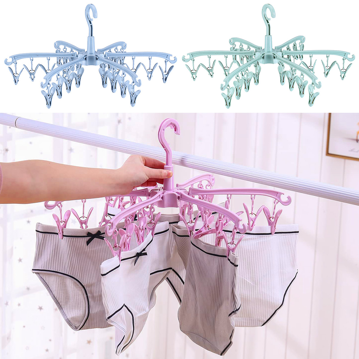 Séchoir à linge pliable à 24 p - Sock Organizer Tray avis et prix